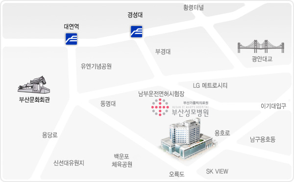 부산광역시 남구 용호로232번길 25-14 부산성모병원
